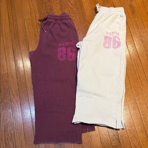 PINK Victoria's Secret Boyfriend Fleece Pants